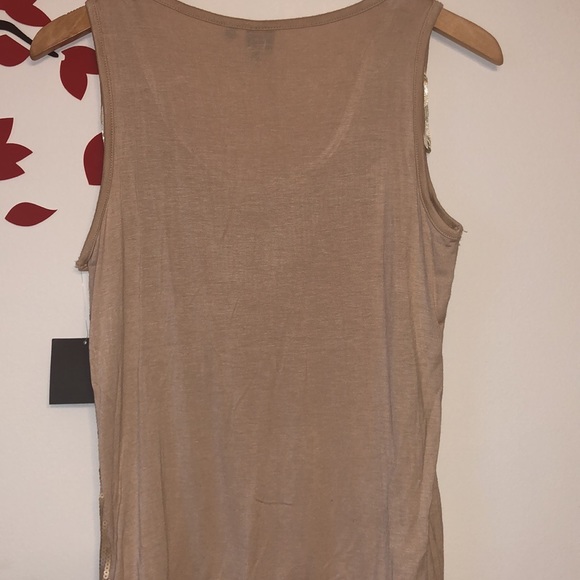 NWT Lulus Sexy Gold Sequin Tank Top Size Medium - Picture 4 of 9